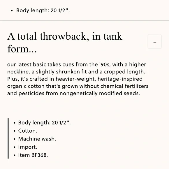 New w Tag: J Crew 90s Organic Slub Cotton Tank. Black - Picture 8 of 10